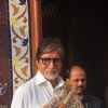 Amitabh Bachchan poses for the media at the Promotions of Shamitabh