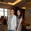 Simone Singh poses with a friend at Lancome Promotional Event