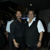 Shreyas Talpade poses with Subhash Ghai at the Premier of Marathi Movie Baji