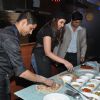 Parineeti Chopra tries her hand at cooking at the Promotions of Te Mugshot Cafe
