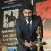Abhishek Bachchan lights the lamp at Kala Ghoda Arts Festival 2015