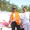 Shreyas Talpade poses for the media at Little Hearts Marathon 2015