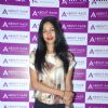 Nethra Raghuraman poses for the media at About Face Salon Launch