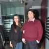 Karisma Kapoor poses with dad Randhir Kapoor at his Birthday Dinner