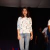Anushka Sharma poses for the media at the Promotions of NH10 at NM College