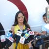 Sona Mohapatra interacts with the media during her Video Shoot
