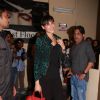 Nargis Fakhri poses for the media at the Special Screening of Badlapur