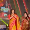 Vidya Balan greets the audience at Royal Stag Mirchi Music Awards Bangla 2014