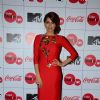 Anusha Dandekar poses for the media at the Launch of MTV Coke Studio