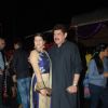 Kratika Sengar poses with Pankaj Dheer at the Launch of Servicewali Bahu