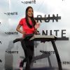 Lisa Haydon workd out at the Puma Fitness Meet