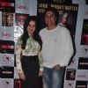 Amy Billimoria with her husband at the MFT Fitness Bash