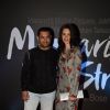 Aamir Khan and Kalki Koechlin pose for the media at the Trailer Launch of Margarita, with a Straw
