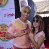 Baba Sehgal poses for the media at Zoom Holi Bash