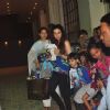 Karisma Kapoor was snapped with Son at Anu Dewan's Son's Birthday Bash