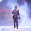 Randeep Hooda walks the ramp at the Launch of Raymond Linen