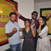 Ayushmann and Bhumi with Sharat Kataria at Radio Mirchi 98.3