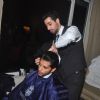 Karanvir Bohra gets ready at the Smile Foundation Charity Fashion Show