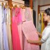 Pallavi Sharda checks out the designs at Tanvi Kedia Collection Launch at Fuel