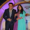 Govinda and Geeta Kapur pose for the media at the Launch of DID Supermoms Season 2