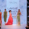 Aditi Rao Hydari walks the ramp for Archana Rao at the Lakme Fashion Week 2015 Day 1