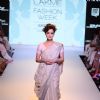 Dia Mirza walks the ramp for Anavila at the Lakme Fashion Week 2015 Day 2