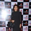 Varsha Usgaonkar poses for the media at the Launch of Colors Marathi
