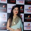 Padmini Kolhapure poses for the media at the Launch of Colors Marathi