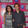 Divya Palat and Aditya Hatkari pose for the media at Lakme Fashion Week 2015 Day 3