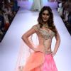 Ileana D'Cruz walks for Anushree Reddy at Lakme Fashion Week 2015 Day 4