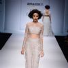 Alesia Raut walks for Payal Singhal at Amazon India Fashion Week 2015 Day 1