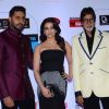 Bachchans pose for the media at HT Style Awards 2015
