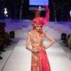 Alesia Raut walks the ramp at Amazon India Fashion Week 2015 Grand Finale
