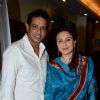 Anup Soni and Juhi Babbar pose for the media at Launch of the Book Great Grandma's Kitchen Secret