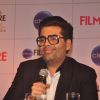 Karan Johar interacts with the audience at the Cover Launch of Ciroc Filmfare Glamour & Style Awards