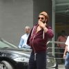 Ranveer Singh giving flying kiss to his fans during his discharge from the hospital