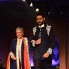 Abhishek Bachchan walks the ramp with Jaya Bachchan