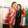 Lisa Hayden poses with Shraddha Murarka at Vizyon's SS15 Collection Preview