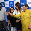 Huma Qureshi clicks selfie with fans at Samsung Mobile Launch