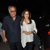 Boney Kapoor and wife Sridevi at Special Screening of Dil Dhadakne Do's Trailer