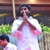 Vikram Prabhu greets the audience at the Launch of Kalyan Jewellers Showroom in Chennai
