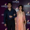 Madhuri Dixit with Her Husband at Color's Party