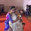Tina Dutta with her granny