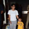 Azad Rao Khan smiles for the camera while returning from Disneyland Trip