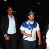 Aamir Khan poses for the media while returning from Disneyland Trip