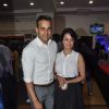 Anita Hassanandani with her husband at Launch Leena Mogre Fitness Book