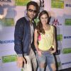 Jackky Bhagnani and Lauren Gottlieb pose for the media at the Promotions of Welcome To Karachi