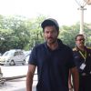 Anil Kapoor poses for the media at Airport
