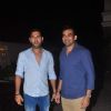 Yuvraj Singh and Zaheer Khan at Abhishek Kapoor and Pragya Yadav's Wedding Bash