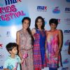Tara Sharma, Aditi Gowitrikar and Mandira Bedi at Max Kids Fashion Show
